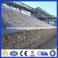 Caliente de inmersión galvanizado piedra jaula / roca llena de gabion cesta